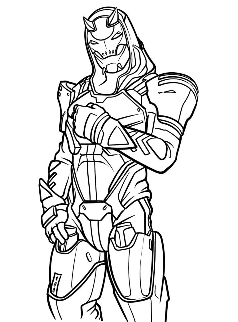 fortnite ausmalbilder og skins