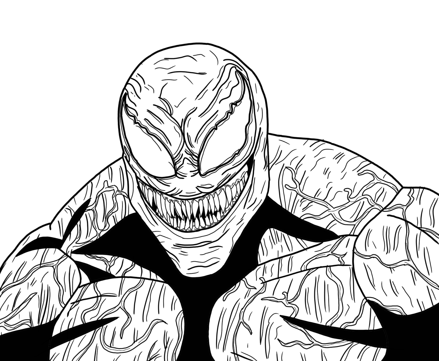 Venom Ausmalbilder Zum Ausdrucken