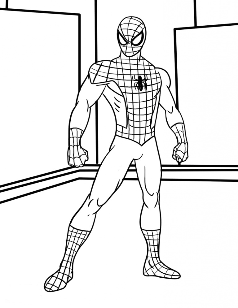 Spiderman Ausmalbilder für Jungen