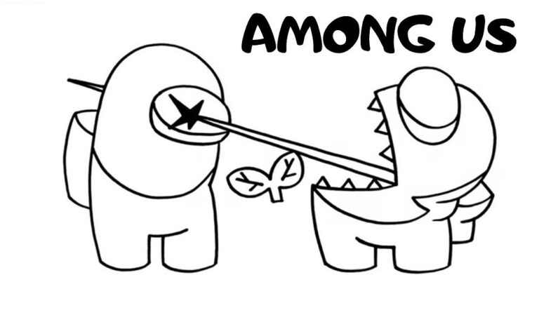 Ausmalbilder Among Us - Allemalvorlagen.com