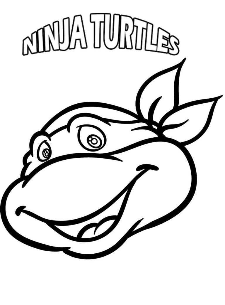 Ausmalbilder Ninja Turtles zum Ausdrucken - für Kinder