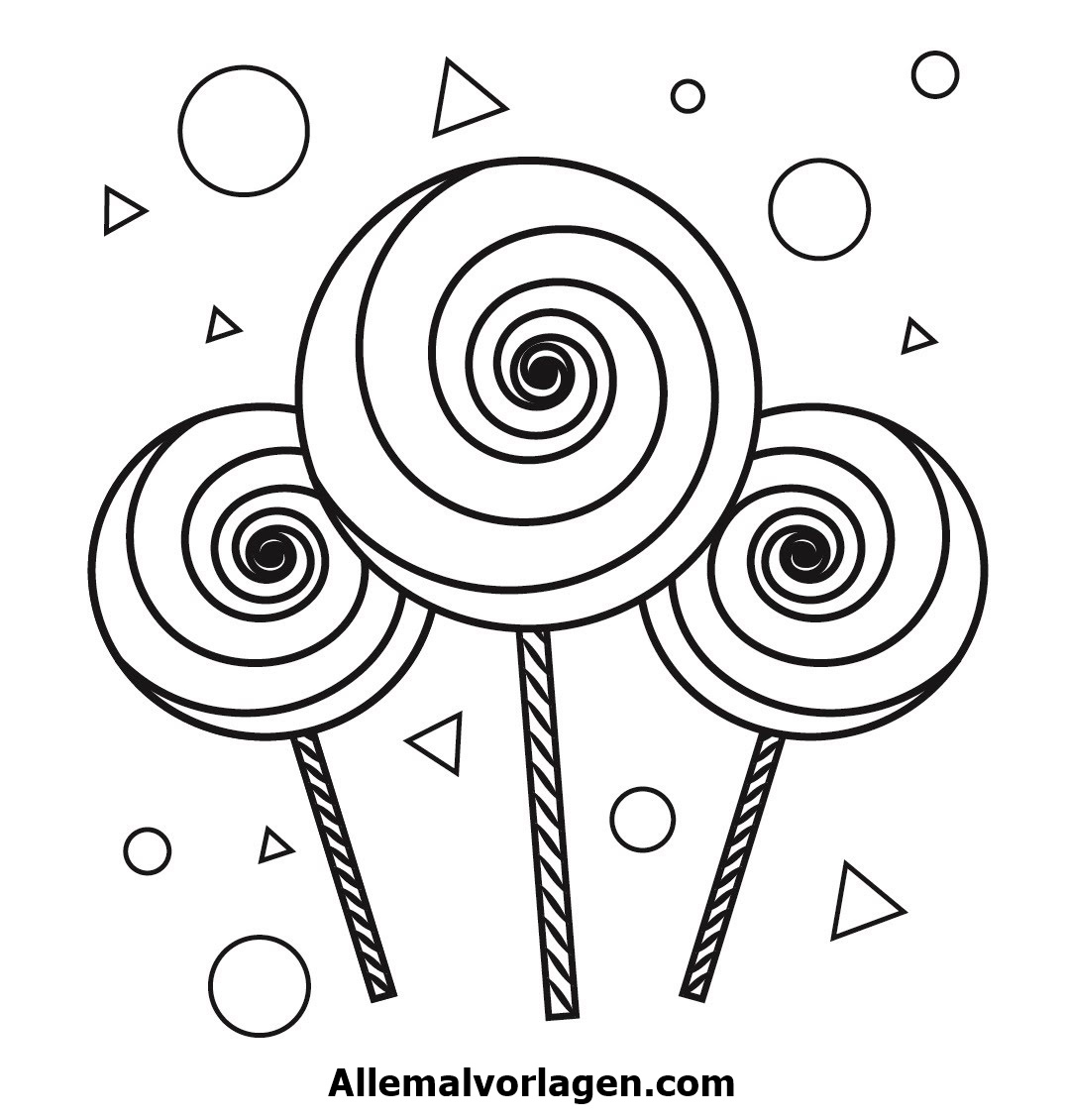 Printable Candy Coloring Pages for Kids of All Ages, Print or Download.