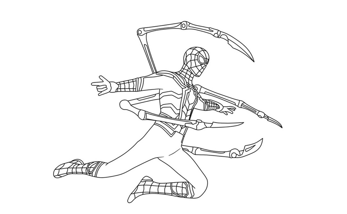 All Spiderman Coloring Pages for Kids