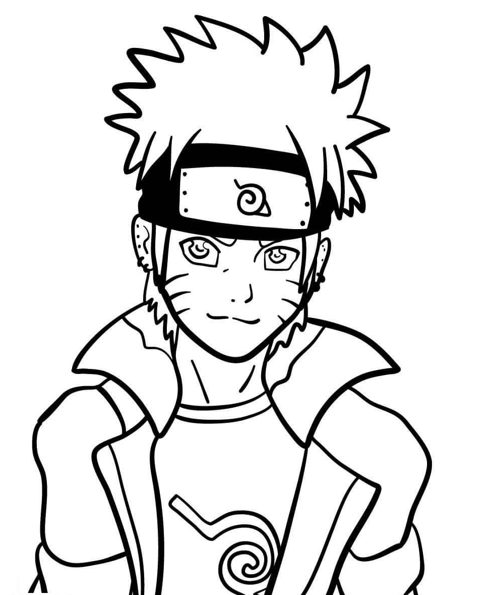 Naruto Team 7 Coloring Pages