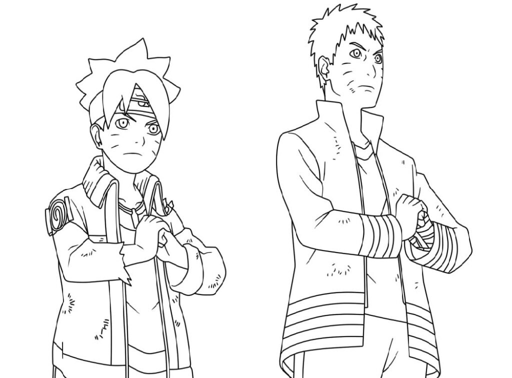 Naruto Coloring Pages to Print Free for Kids