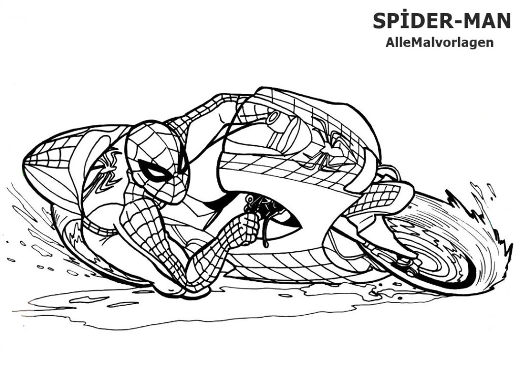 Spiderman Coloring Pages! Print Marvel Hero