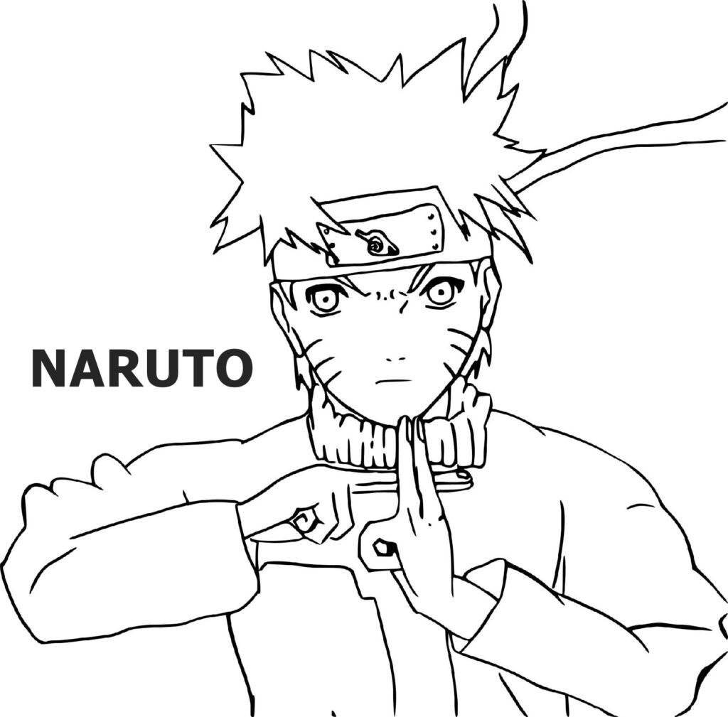 Eşsiz Naruto Boyama Sayfaları – Yazdırılacak Anime Resimleri