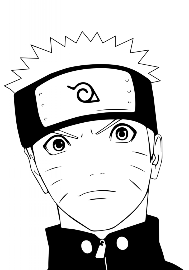 Anime Boyama Sayfaları Naruto – Yazdırılabilir