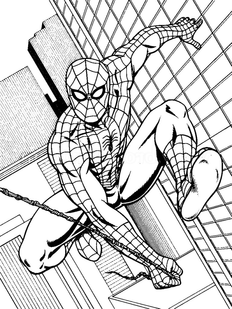 Best Spiderman Coloring Pages For Kids