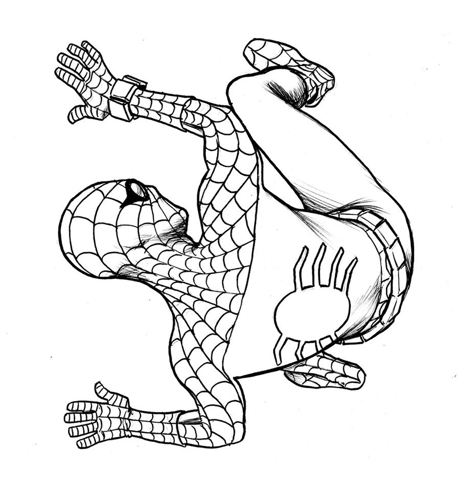 Spiderman Coloring Pages for Kids