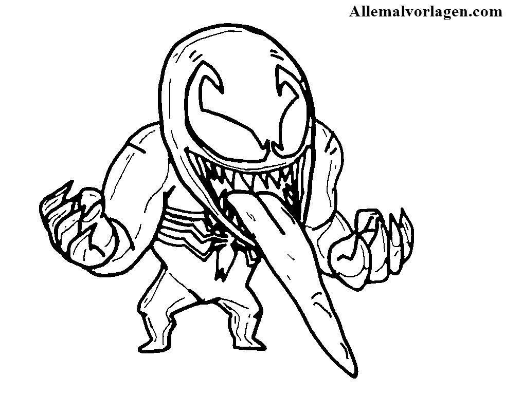 Coloring Pages Venom. New Pictures to Color and Download
