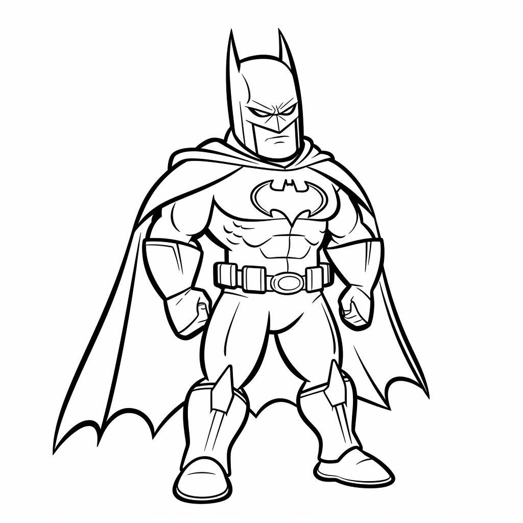Gothic Batman Ausmalbild